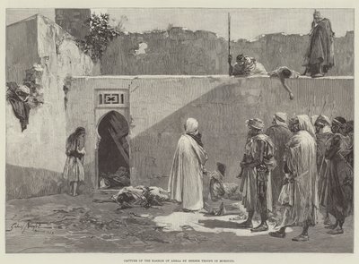 Capture of the Kasbah of Arbaa by Berber Troops in Morocco by Gabriel Nicolet